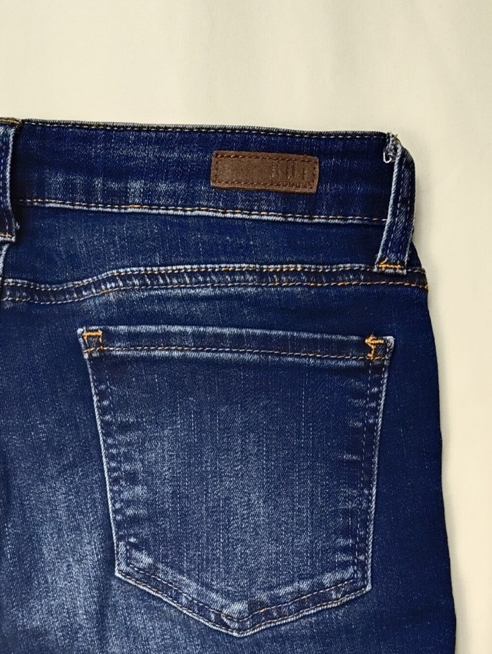 Kut from the Kloth Indigo Stretch Toothpick Skinny Jeans Women's Size 8 Short - Picture 4 of 12